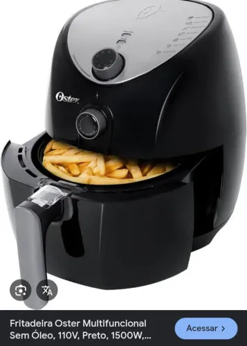Fritadeira sem óleo Oster 220v, 