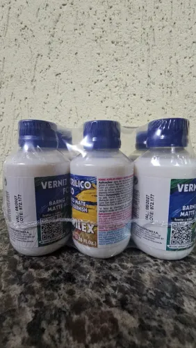 Kit com 6 Vernizes Acrílicos Foscos Acrilex 100 ml - Novos Lacrados