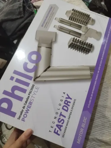 Secador Philco 4em1 3 meses de comprado com nota