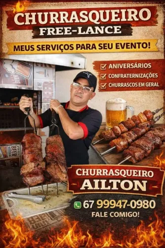 Churrasqueiro para eventos