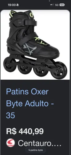 Patins Oxer Byte Adulto.