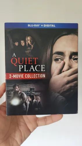 Blu-ray Um Lugar Silencioso 1 E 2 + Luva Lacrado 