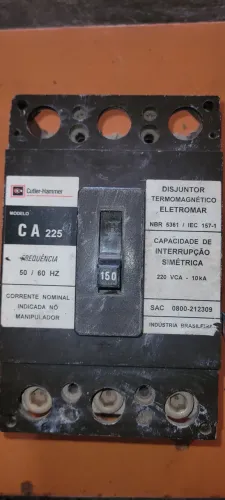 Disjuntor 150 A eletromar