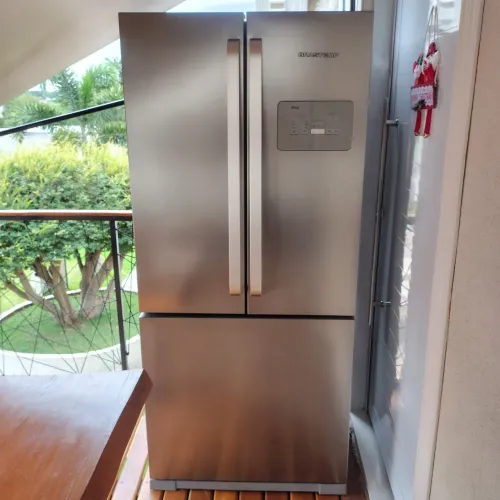 GELADEIRA BRASTEMP INOX ICE MAKER 
