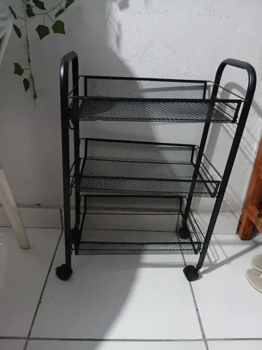 Carrinho auxiliar aço inox