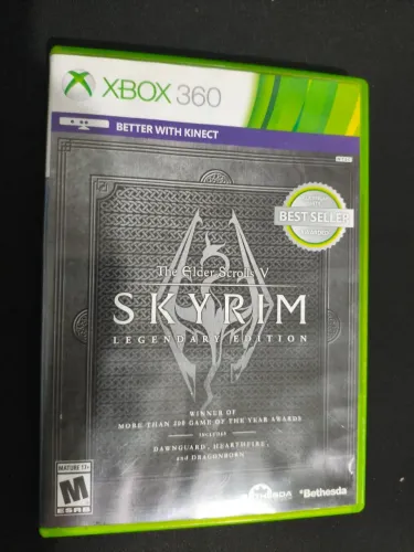 Skyrim: Legendary edition Mídia física XBox360.