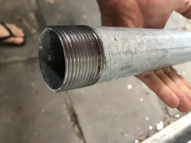 Tubo 1.1/4'' de Aço Galvanizado - Combate a incêndio