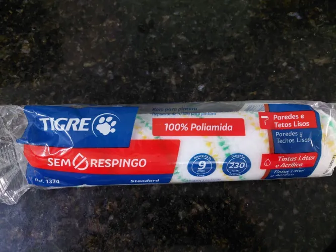 9 Rolos de pintura, profissional, TIGRE.