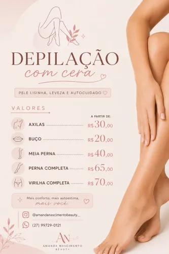 Depilação com cera em Vila Velha