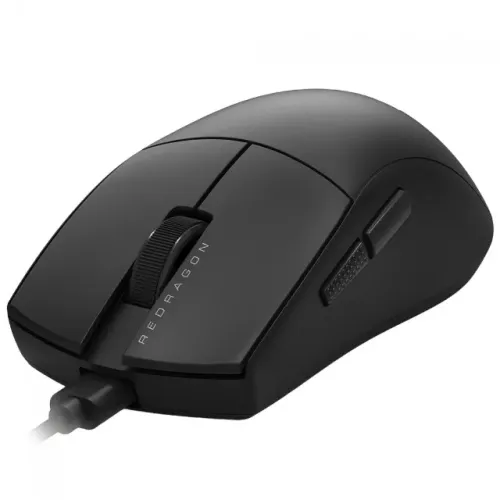MOUSE GAMER REDRAGON K1NG 1K PRETO PAW3327 CABO USB TIPO-C 12400 DPI M724 NOVO LACRADO!