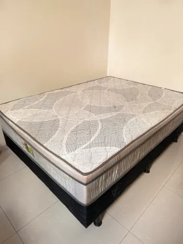 VENDIDO Cama Box Conjugado Casal Double Flex Espuma D28 138x188x52 Reconflex 