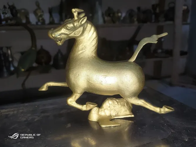 Lindos cultura de cavalo chinês antigo modelo raro