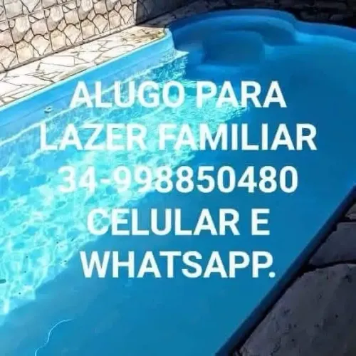 Aluga-se casas por temporadas e hospedagem em Uberaba imobiliadas e com área de lazer