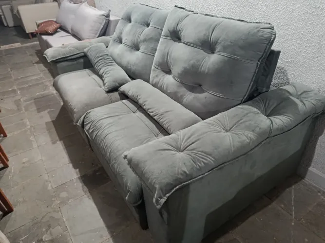 Sofá Boulevard Retrátil e Reclinável 2,30 - Peça Única