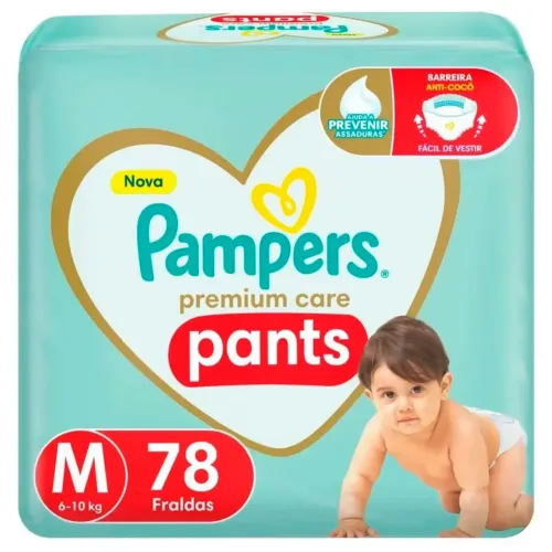Fralda Pampers Premium Care Pants M