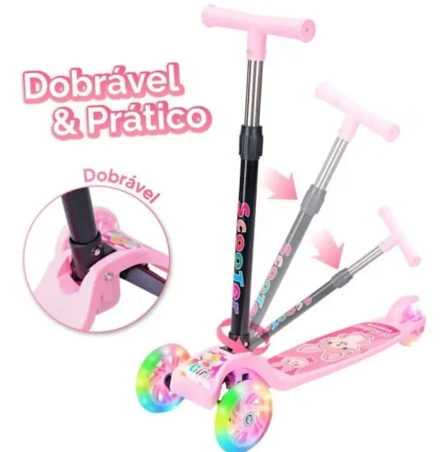 Patinete infantil para menina