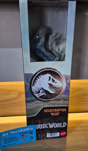 Dinossauro jurassic world blue
