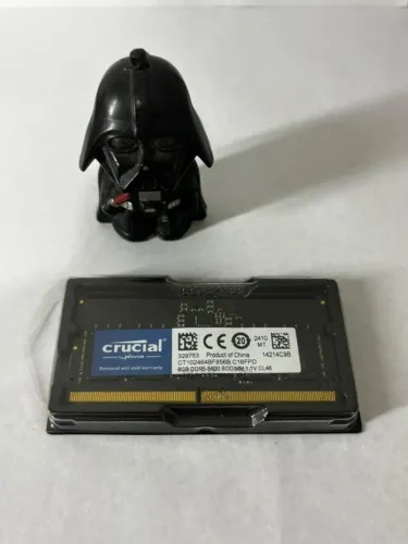 Memória RAM Notebook Crucial 8GB DDR5 5600MHz SODIMM (CL46) - Nova