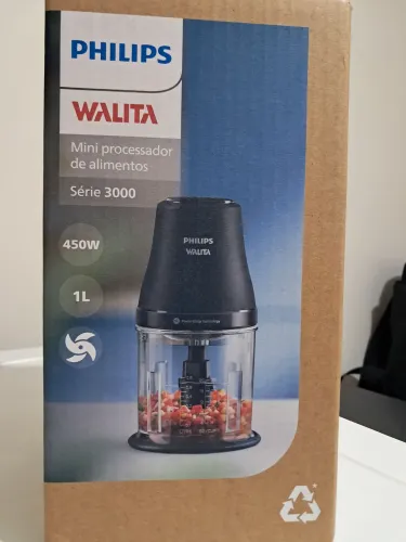Mini processador de alimentos novo na caixa