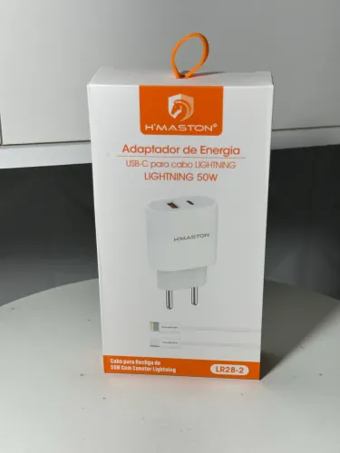 Carregador 50 watts (usb-c/ Lightning)
