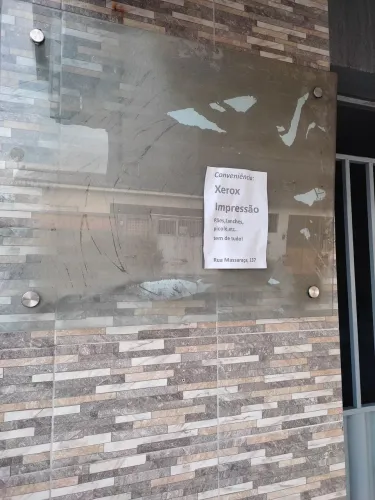 Vidro fachada para logomarca