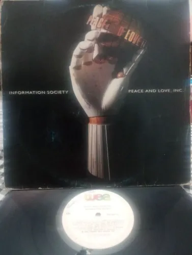 DISCO DE VINIL, INFORMATION SOCIETY, "PEACE AND LOVE INC." 1992