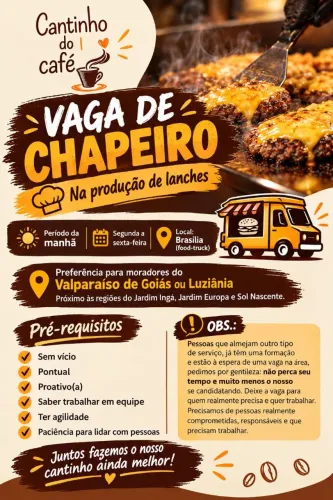 VAGA DE CHAPEIRO