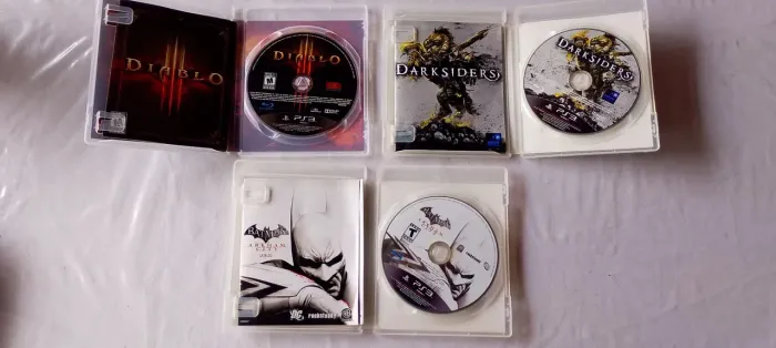 Lote de jogos Batman Darksiders Diablo ps3