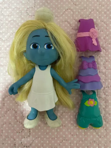 Boneca Smurfette Fashion Com Acessórios Os Smurfs Peyo Sunny