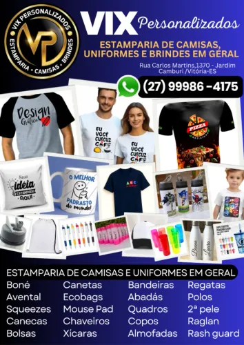 UNIFORMES E BRINDES PERSONALIZADOS