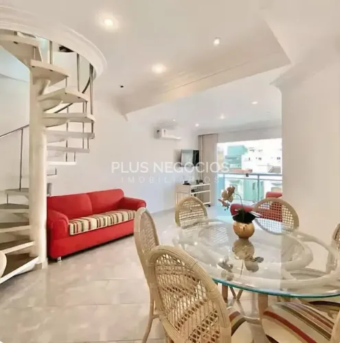 Apartamento Alto Padrão Cobertura à Venda | Guarujá | 4 Dorm | Edifício Alessandra | 240m²