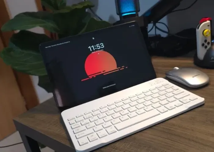 Samsung Galaxy Tab S6 Lite com capa, caneta, teclado, mouse e bolsa de transporte 