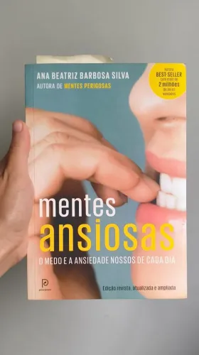 LIVRO MENTES ANSIOSAS - ANA BEATRIZ BARBOSA - SEMI NOVO