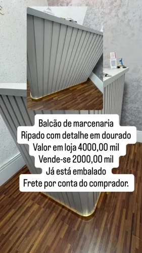 Balcão de marcenaria 
