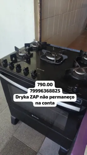 fogão mesa de vidro usado obs. nao funciona uma boca