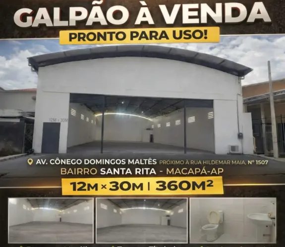 GALPÃO COMERCIAL A VENDA