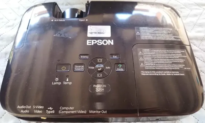 PROJETOR EPSON S8+ - LR A DESCRIÇÃO NA ÍNTEGRA