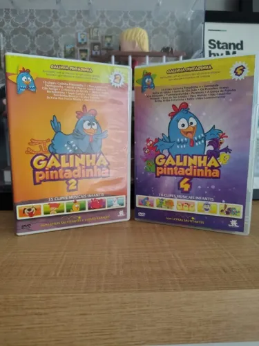 DVD - Galinha Pintadinha Vol 2 e 4