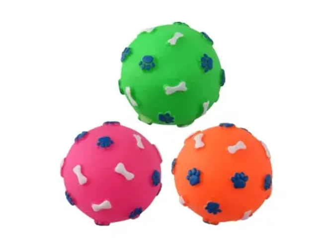 Bola patinha para pets com barulho
