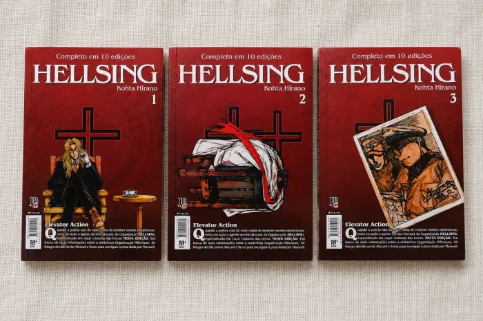 Hellsing Vol. 1,2 e 3 | JBC | Seminovos