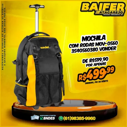 Mochila Com Rodas MOV-0560 3540560380 Vonder