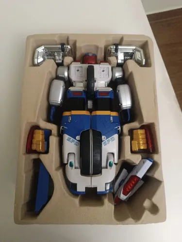 BRINQUEDO ANTIGO - Dekaranger DX Deka Bike Robo Figure Megazord, marca BANDAI, importado