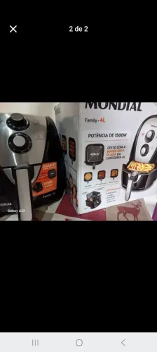 Desapego uma air fryer semi nova nunca usada.