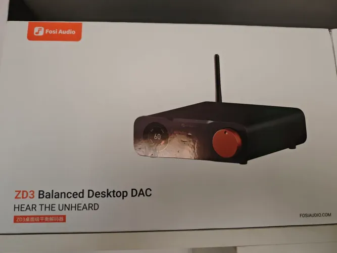 DAC e Pré Amplificador Fosi Audio ZD3 com Bluetooth e HDMI ARC