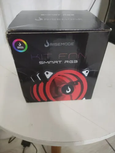 Fans RGB rise mode com controladora novas