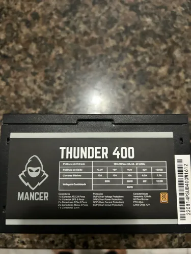 Fonte thunder 400w da mancer
