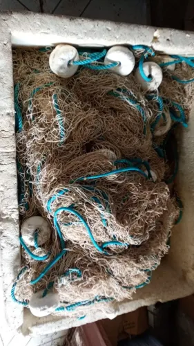 Material para pesca, arrastadeira