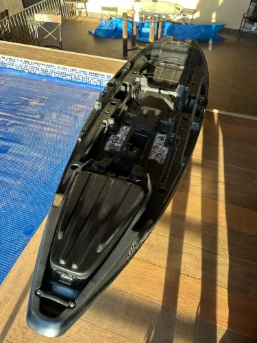 Caiaque Açu 105 + motor hidea 4hp + pedal polaris