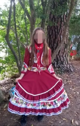 Vestido de prenda luxo, T 10, 12
