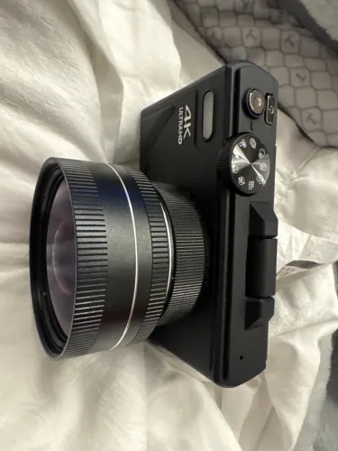 Câmera Digital 4k 64mp Para Fotografia Com Tela Flip Ips De